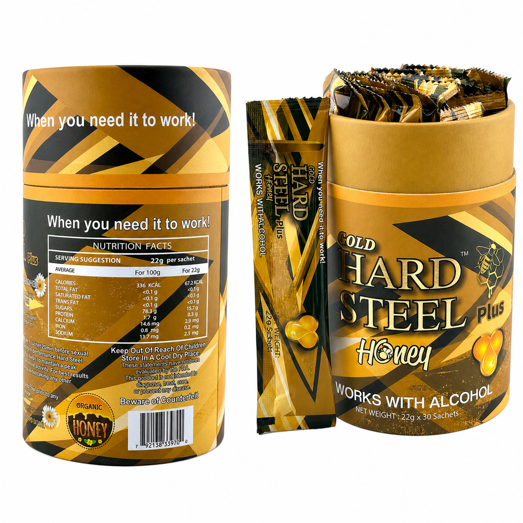 HARD STEEL HONEY 30 COUNT X 22 GRAMS