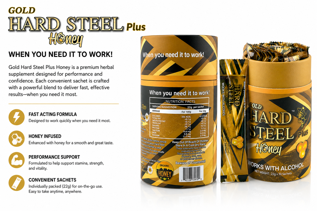 HARD STEEL HONEY 30 COUNT X 22 GRAMS