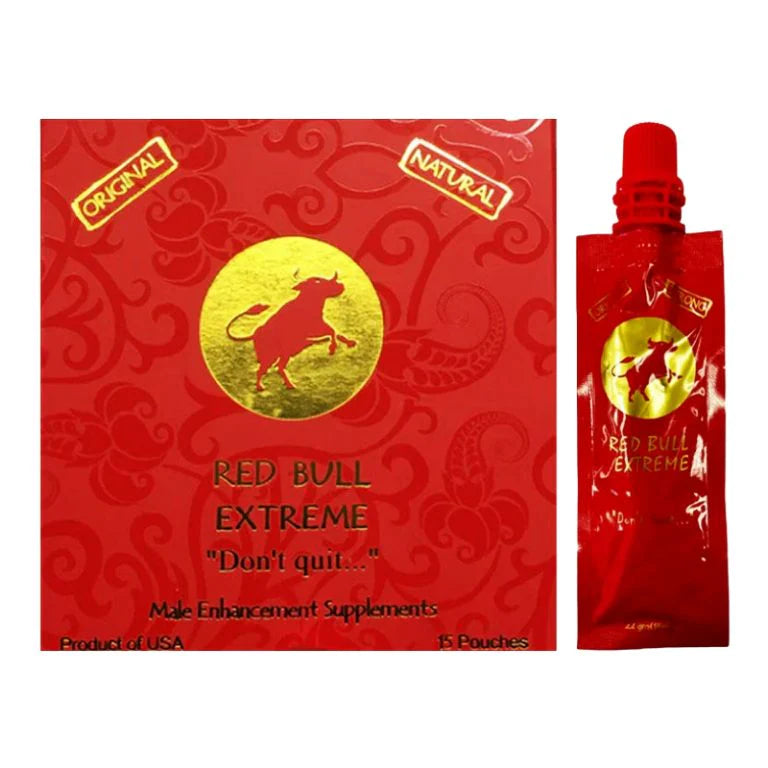 Red Bull Extreme Don’t Quit Honey – Made In Usa – 15 Pouches x 22 Grams