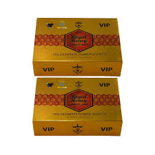 2 Boxes of Royal Gold Honey Kingdom Honey 24 - Count X 20 grams